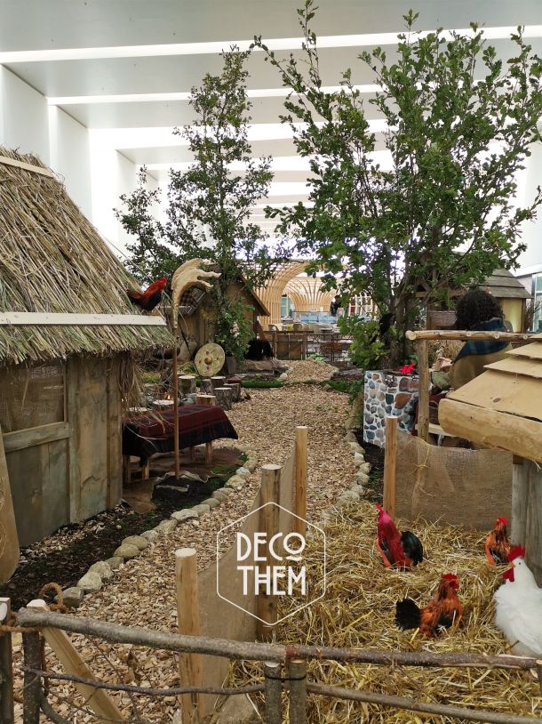 Village celtique | Entrée du décor