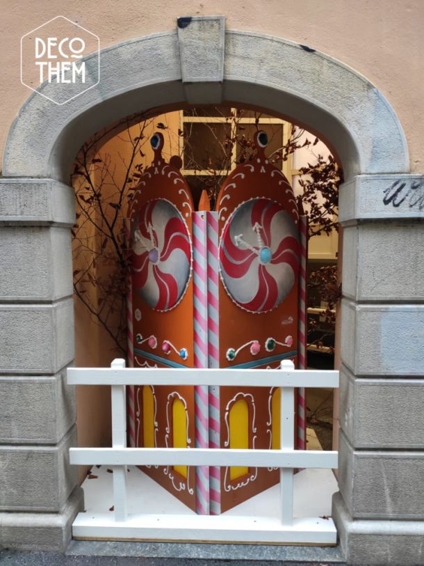 Noël en pain d'épices, Rue des Moulins, tour de Diesse, bonbons, sucre glace, biscôme