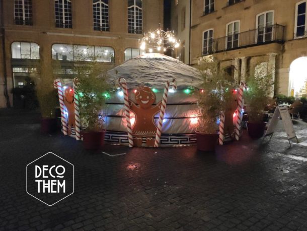 Noël Neuchâtel ville Coq d'Inde, Bonshommes pain d'épices et cannes à sucre