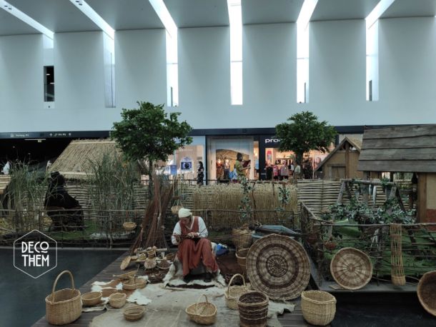 Village celtique Marin Centre, maison celtes, tannerie, artisant, reproduction historique, chênes, barrières en branches
