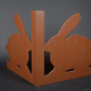 barrière lapins, élément décoratif, séparateur pour animation