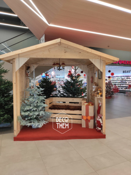 Stand photo St-nicolas / Père-Noël - Chalet Stand photo St-Nicolas / Père-Noël