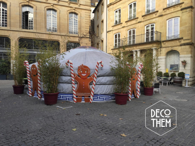 Noël Neuchâtel Ville - place du coq d'inde yourte bonshommes pain d'épices Noël Neuchâtel ville Coq d'Inde, yourte, Bonshommes pain dépices et cannes à sucre